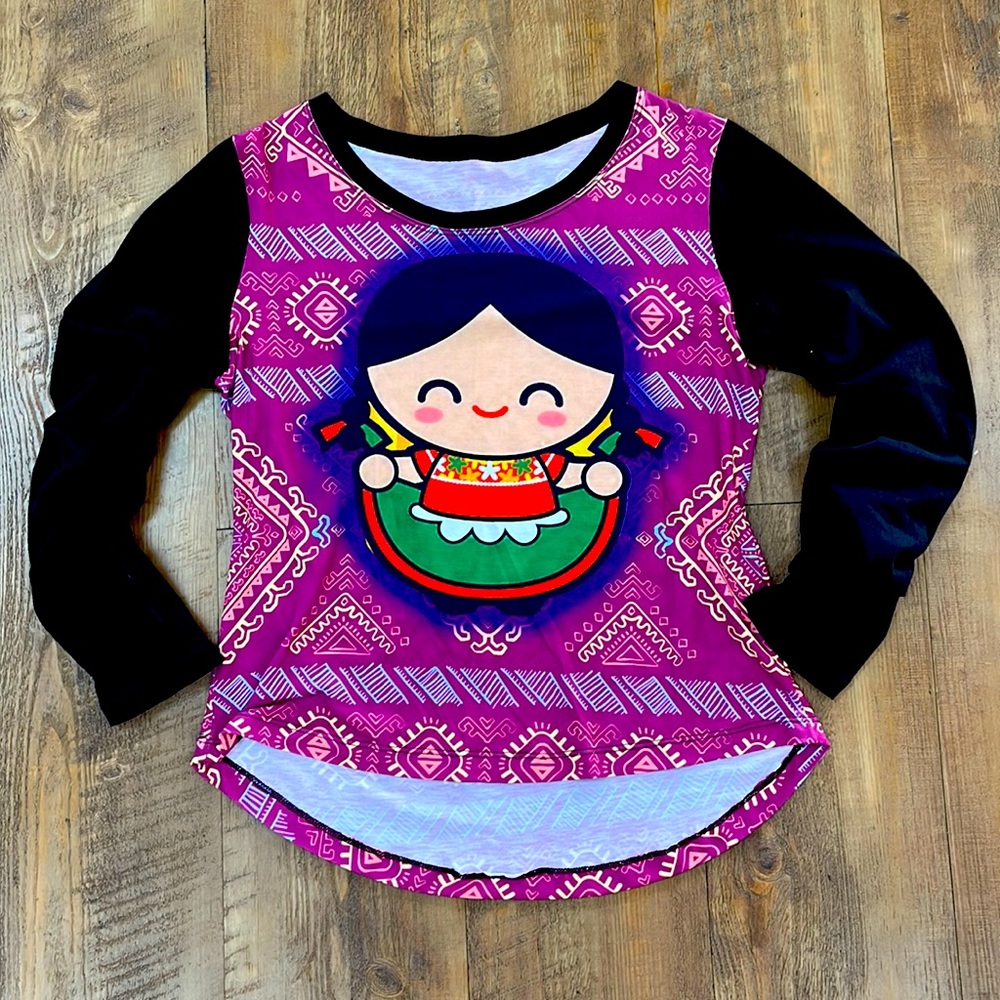 Mexican Doll T Shirt Long Sleeve